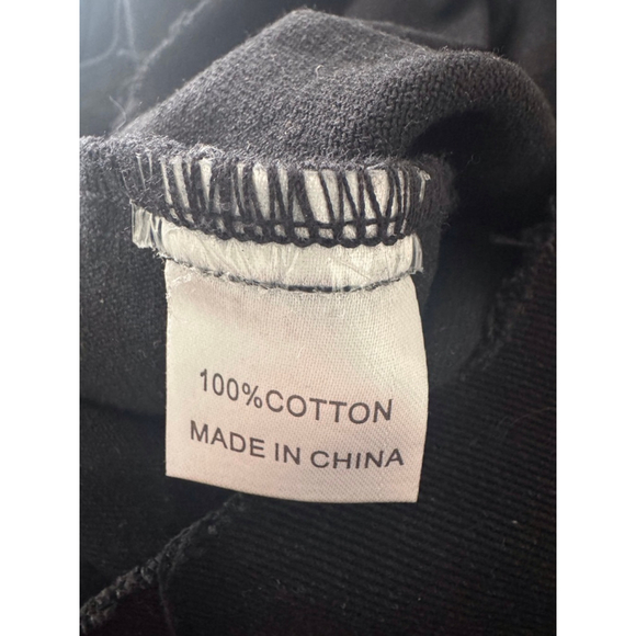 Princess Polly Black Denim Jean Shorts High Rise Mom Fit Size 4 NWT Y2K - Picture 7 of 8